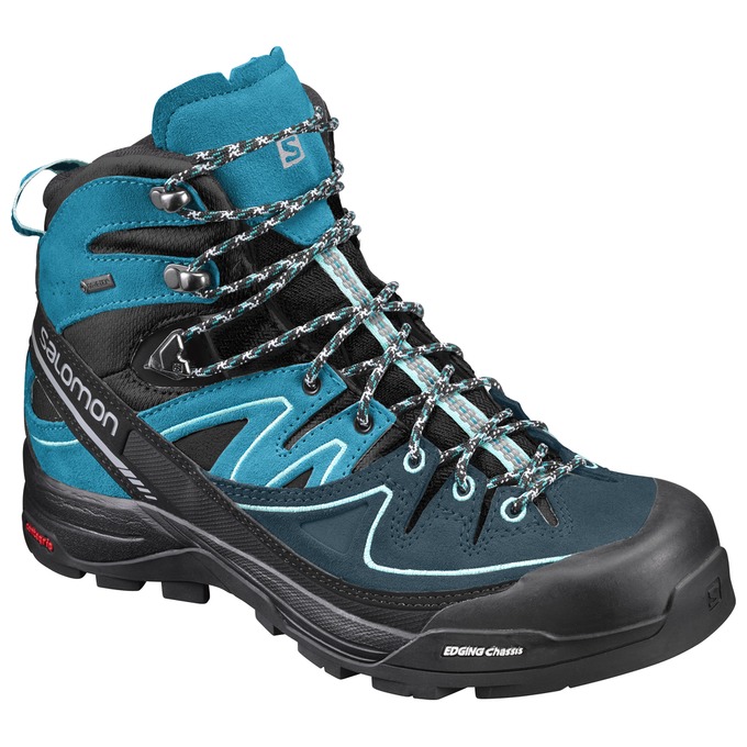 Botas De Montaña Salomon Mujer Turquesa / Negras - Salomon Argentina X ALP MID LTR GTX® W ,291873-CO